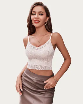 Lace V Neck Bralette Top