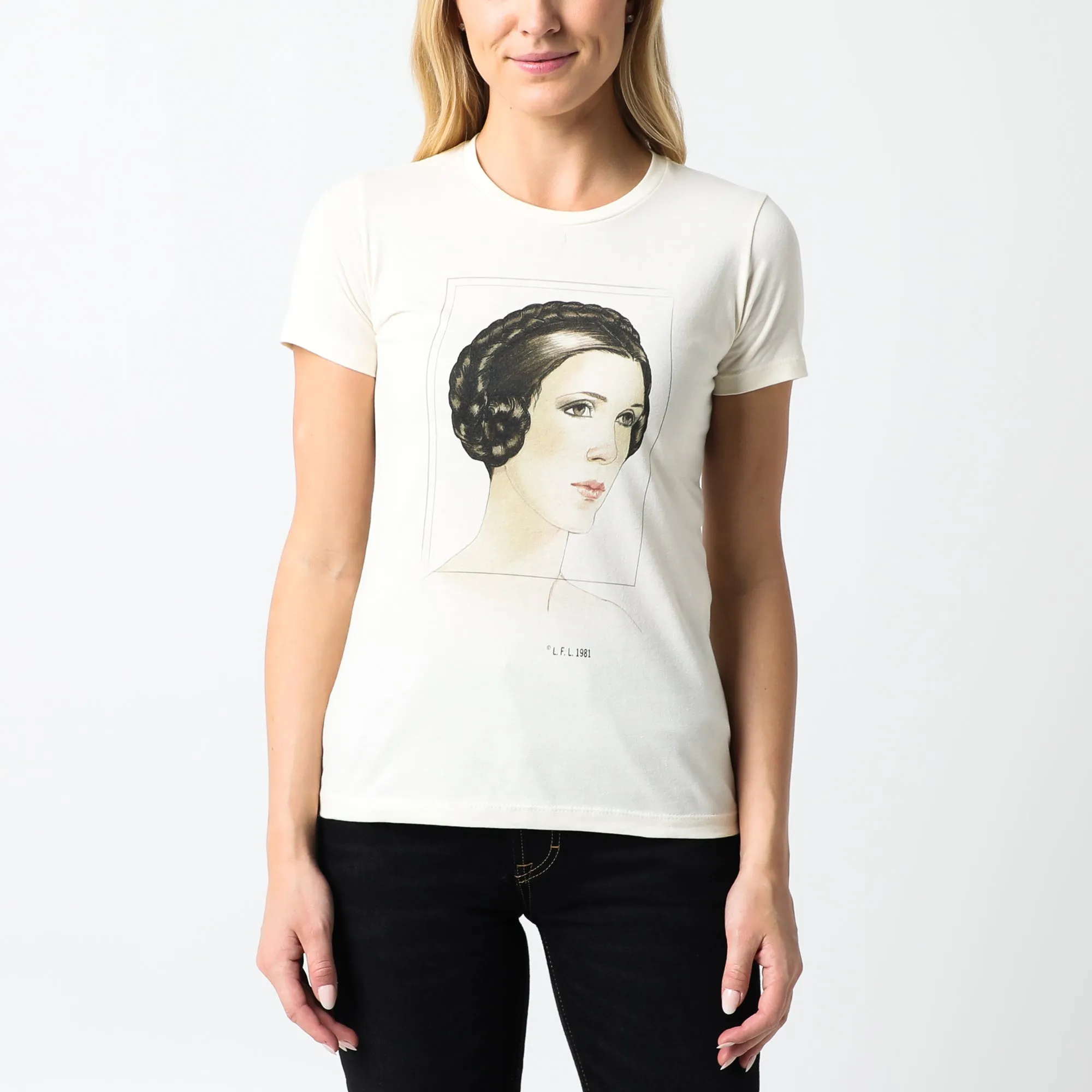 Leia Alderaanian Braid Natural Tee