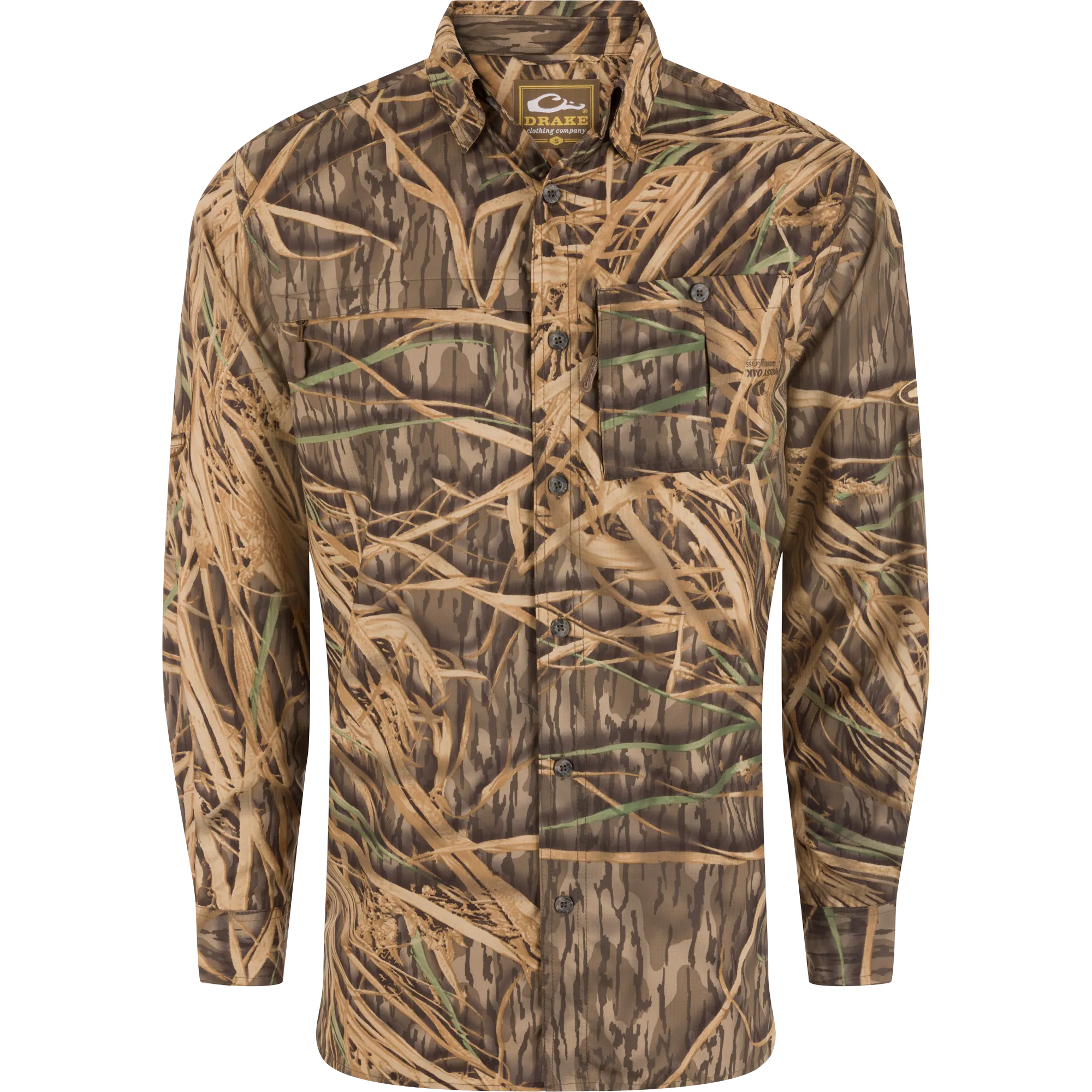 Long-Sleeved Flyweight Camo Hunting Shirt