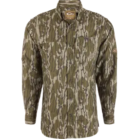 Long-Sleeved Flyweight Camo Hunting Shirt