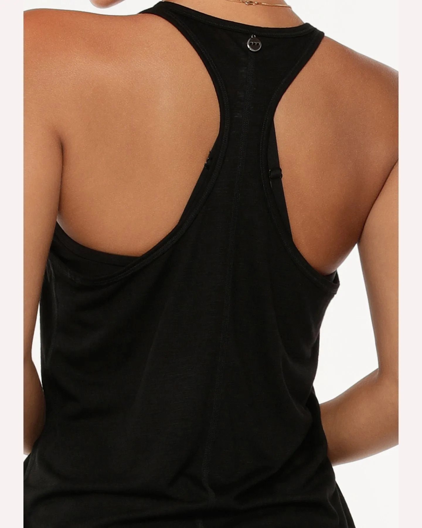 Lorna Jane Slouchy Gym Tank - Black