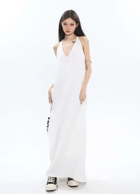 Low Neck Maxi Dress