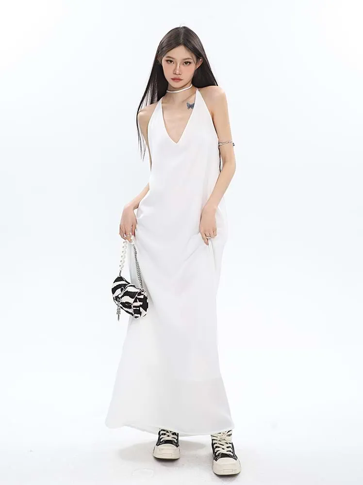 Low Neck Maxi Dress