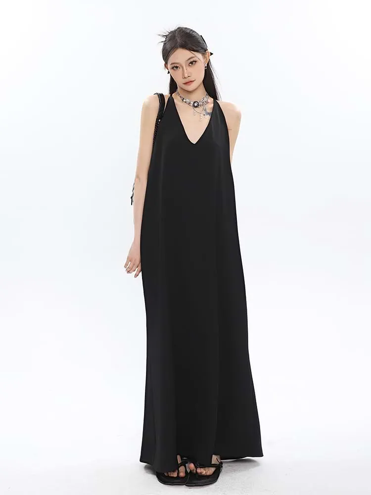 Low Neck Maxi Dress