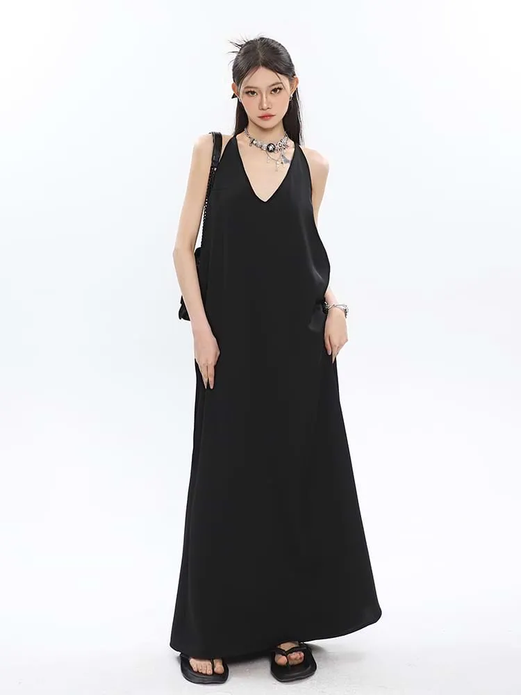 Low Neck Maxi Dress