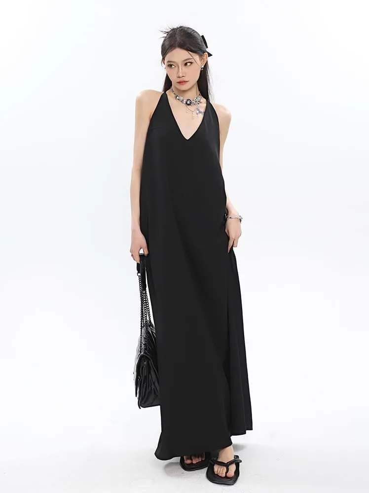 Low Neck Maxi Dress