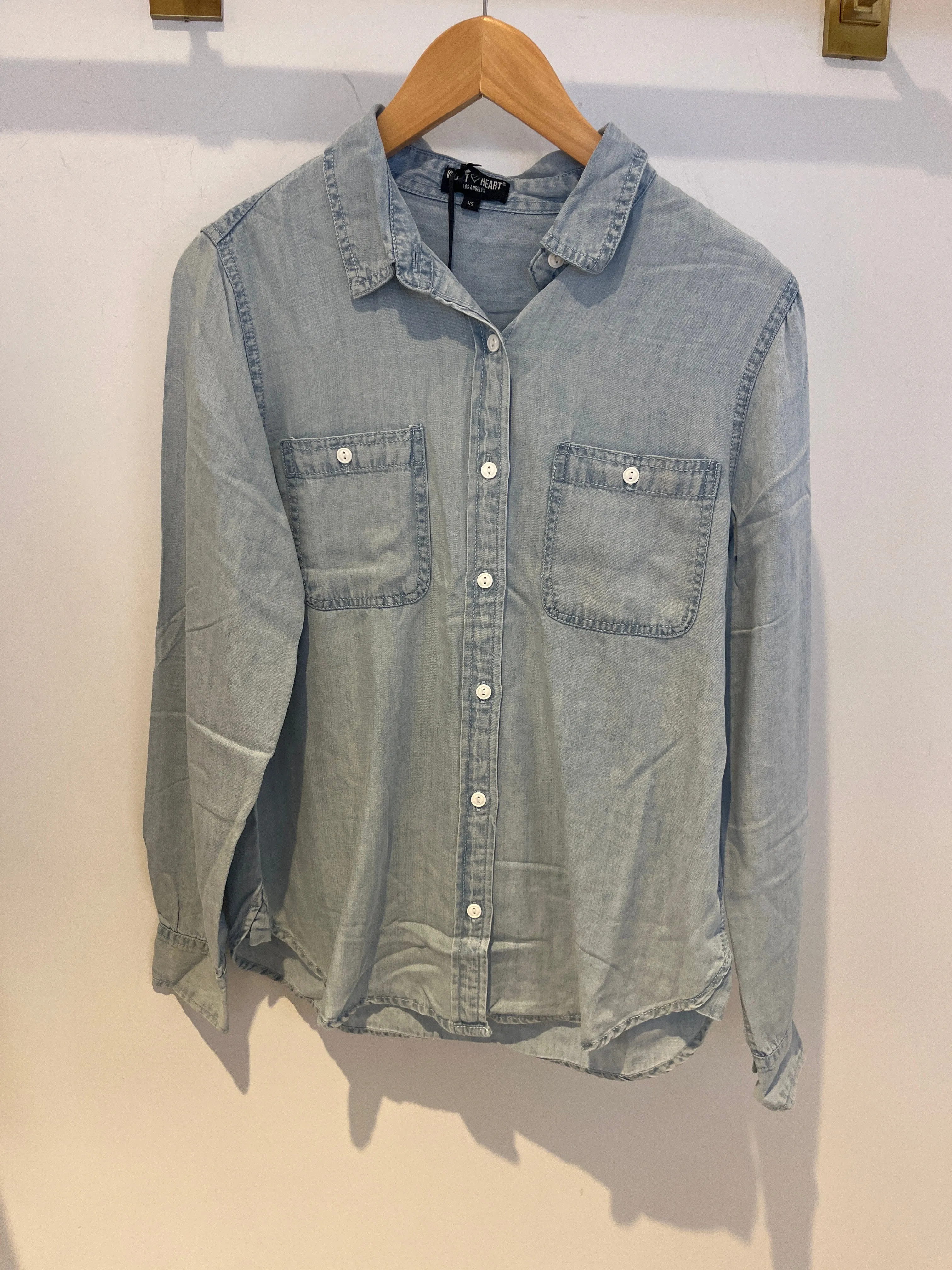 Maeve Light Denim Shirt