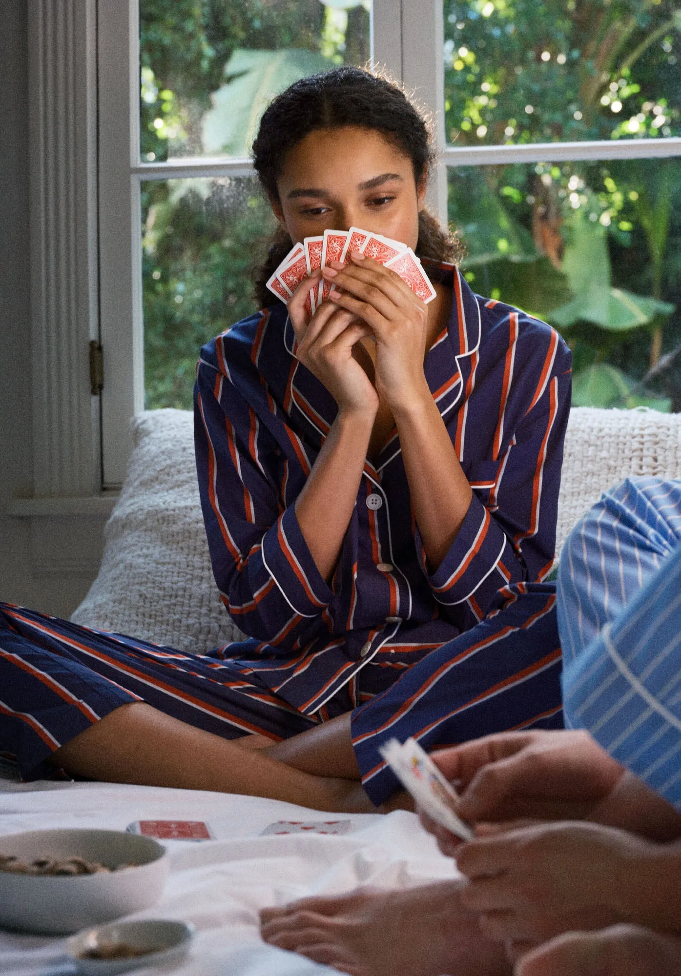 Marina Pajama Set in Marine Stripe