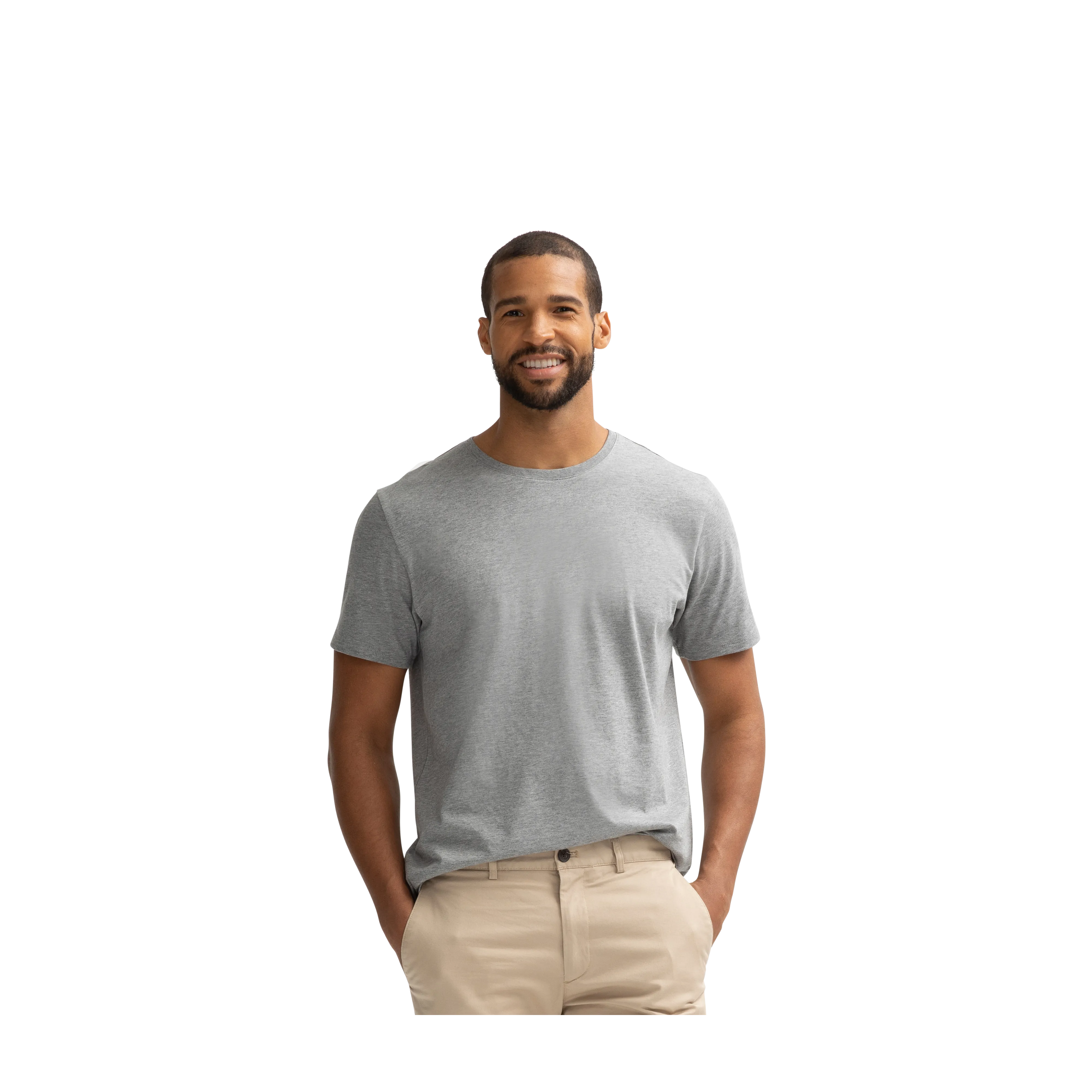 Men's Crew Neck T-Shirt & Ankle Sock 6-Pack