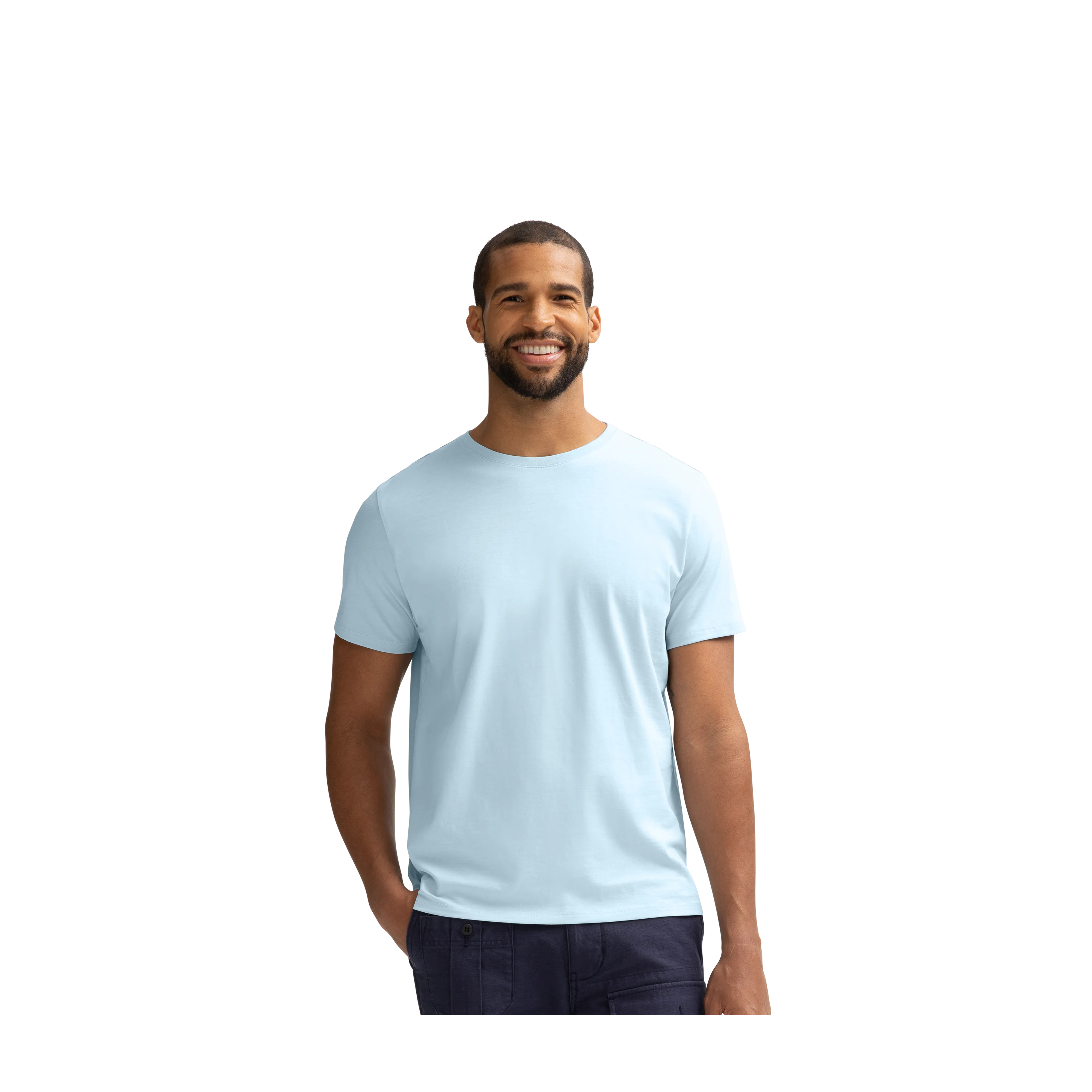 Men's Crew Neck T-Shirt & Ankle Sock 6-Pack