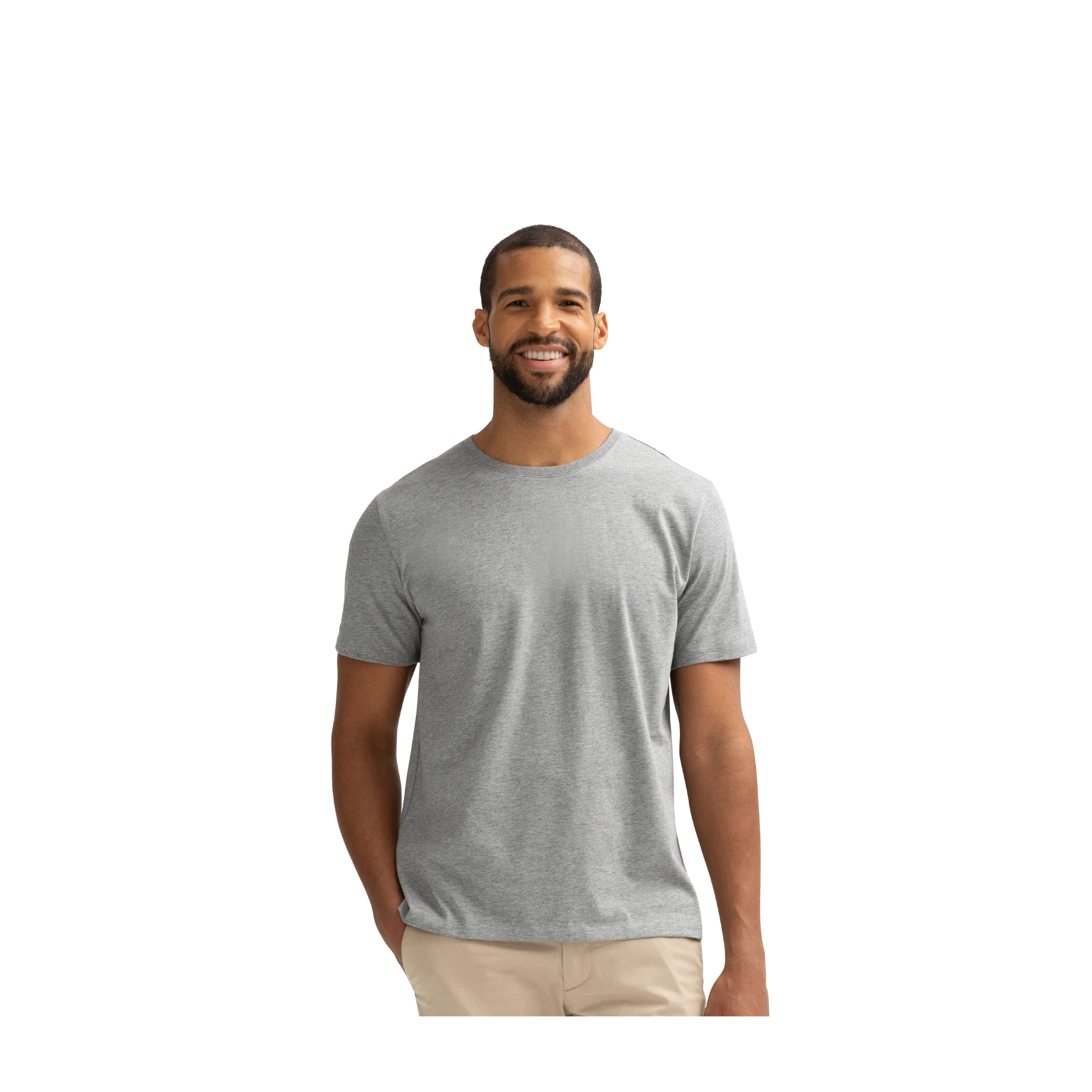 Men's Crew Neck T-Shirt & Ankle Sock 6-Pack