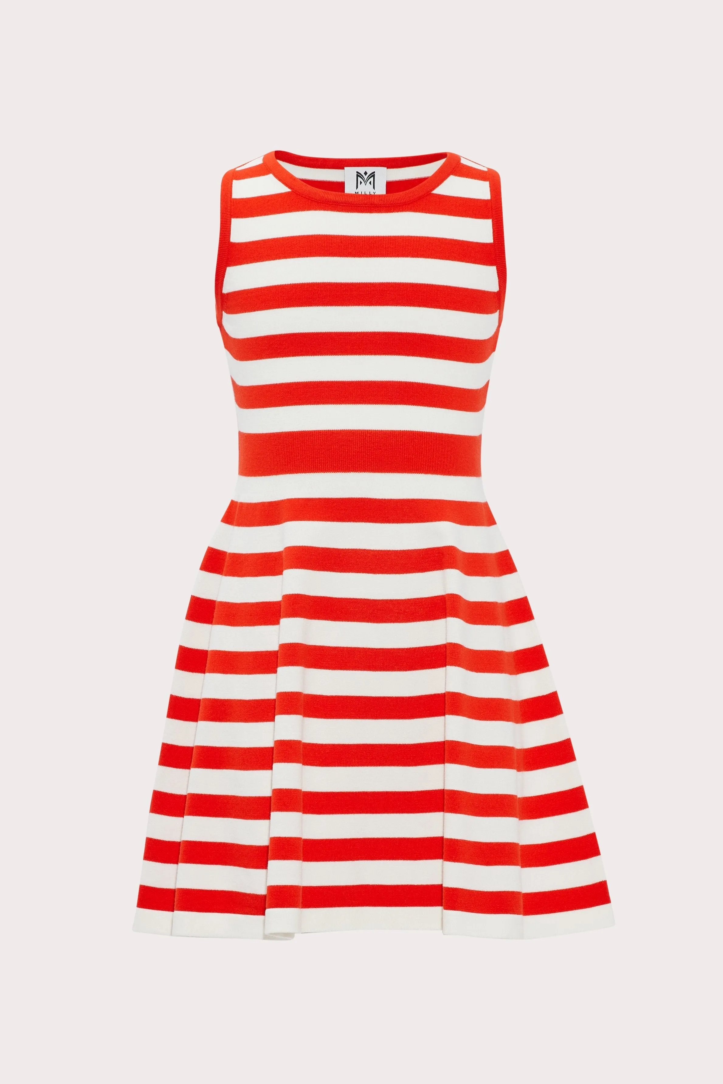 Milly Minis Striped Fit And Flare Dress