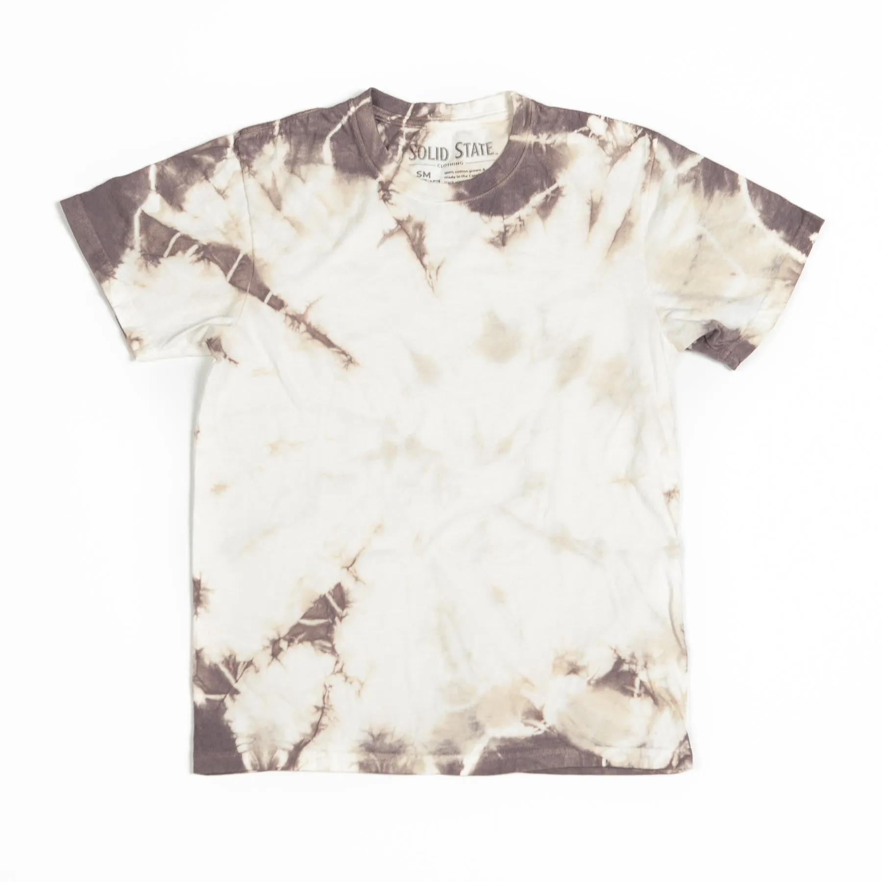 Natural Tie Dye T-Shirt - Slate