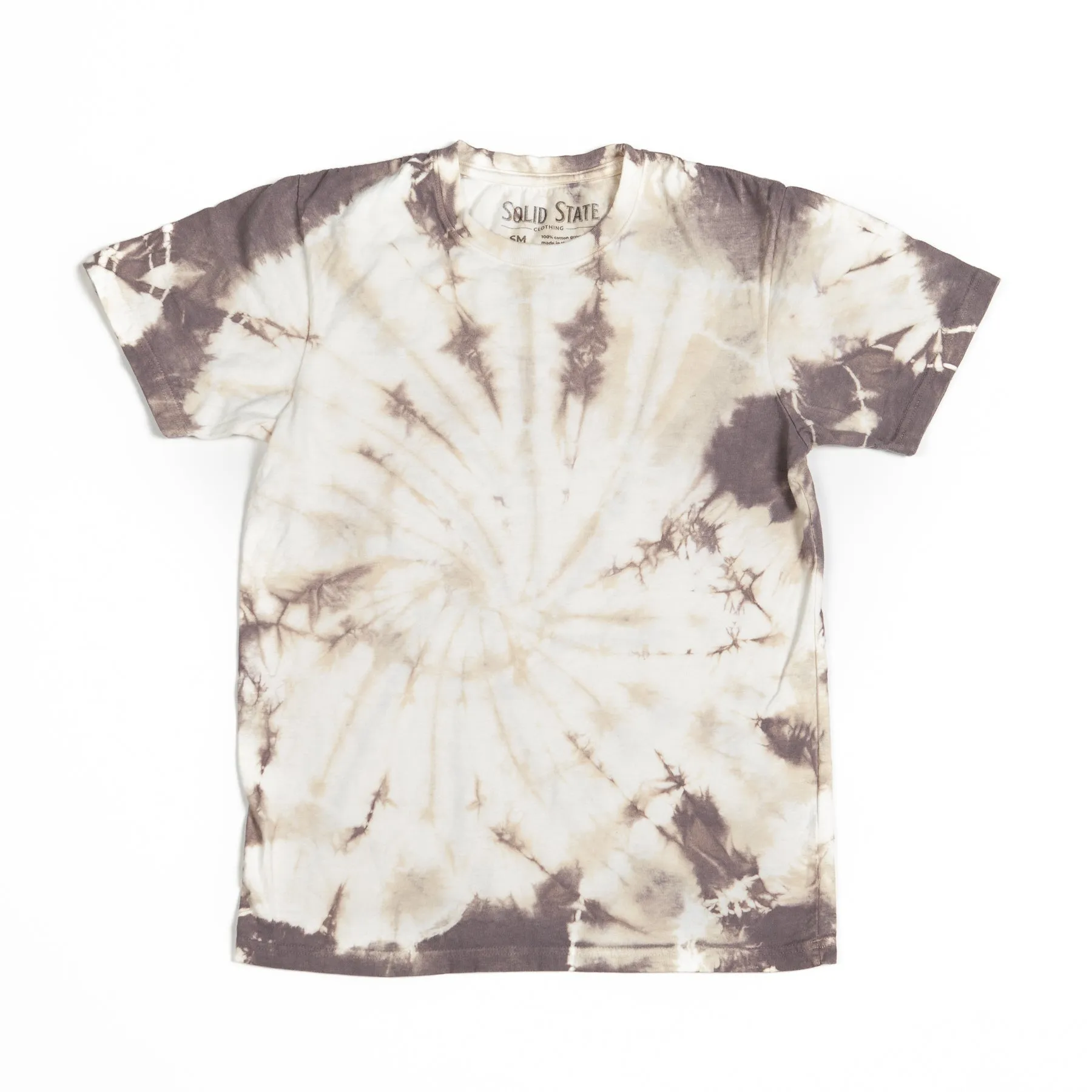 Natural Tie Dye T-Shirt - Slate