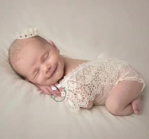 Newborn Lace Romper Photography Prop, Reborn Lace Romper Outfits