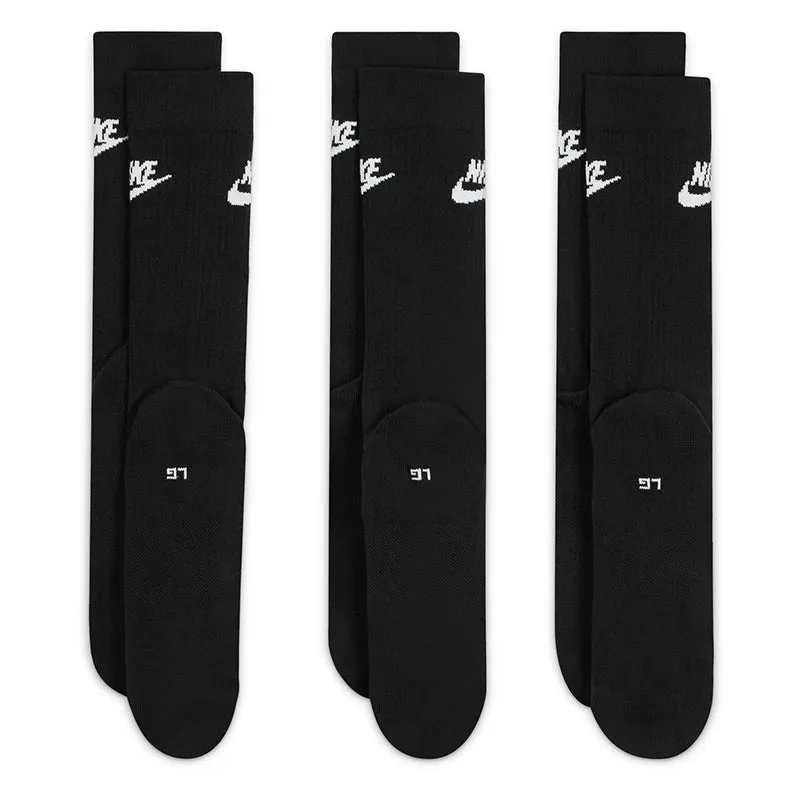 Nike Unisex Sportswear Everyday Essential Crew Socks (3 Pairs)