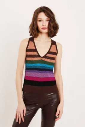 Nora Striped Rib Halter