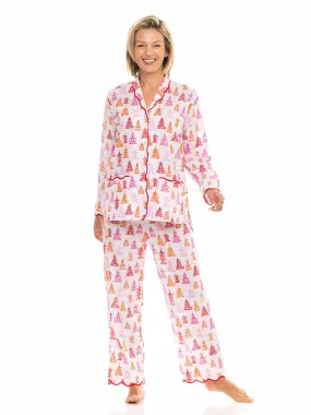 Pink Pagoda Pajamas