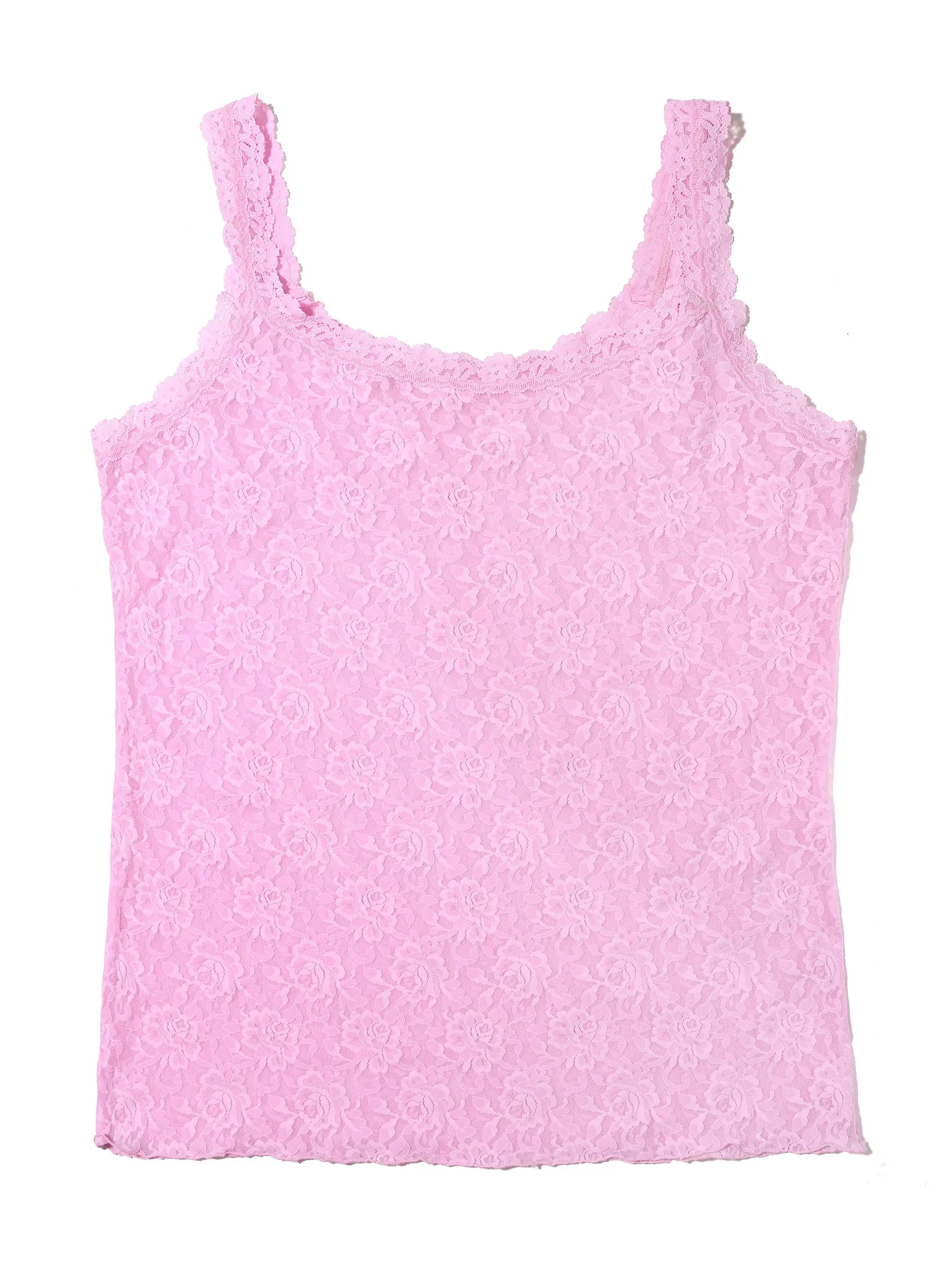 Plus Size Signature Lace Classic Cami Cotton Candy Pink Sale