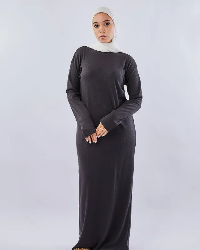 Ribbed Basic Dress