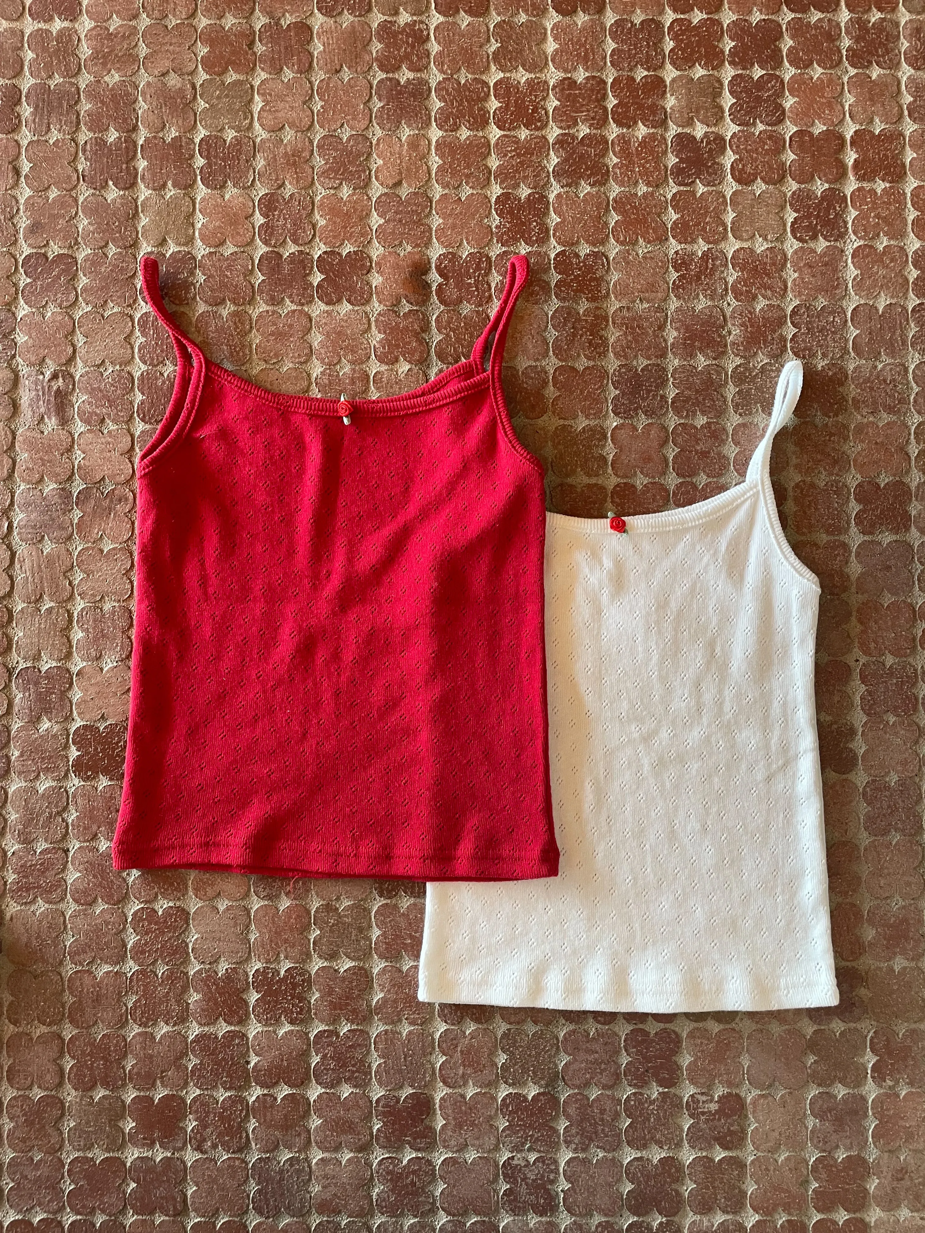 Rose Point Camisole & Cardigan Set