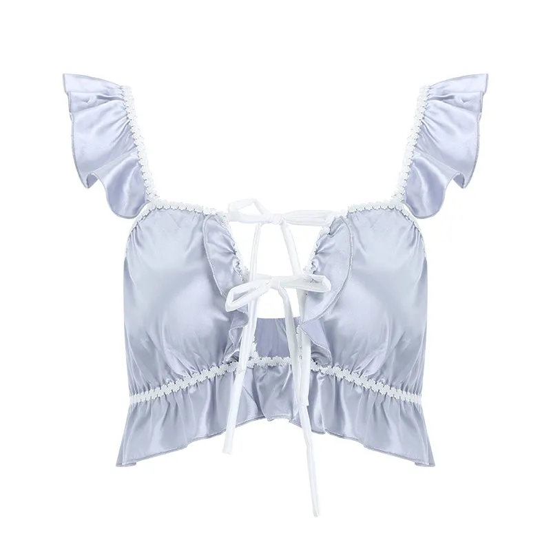 Satin Babydoll Sleep Set