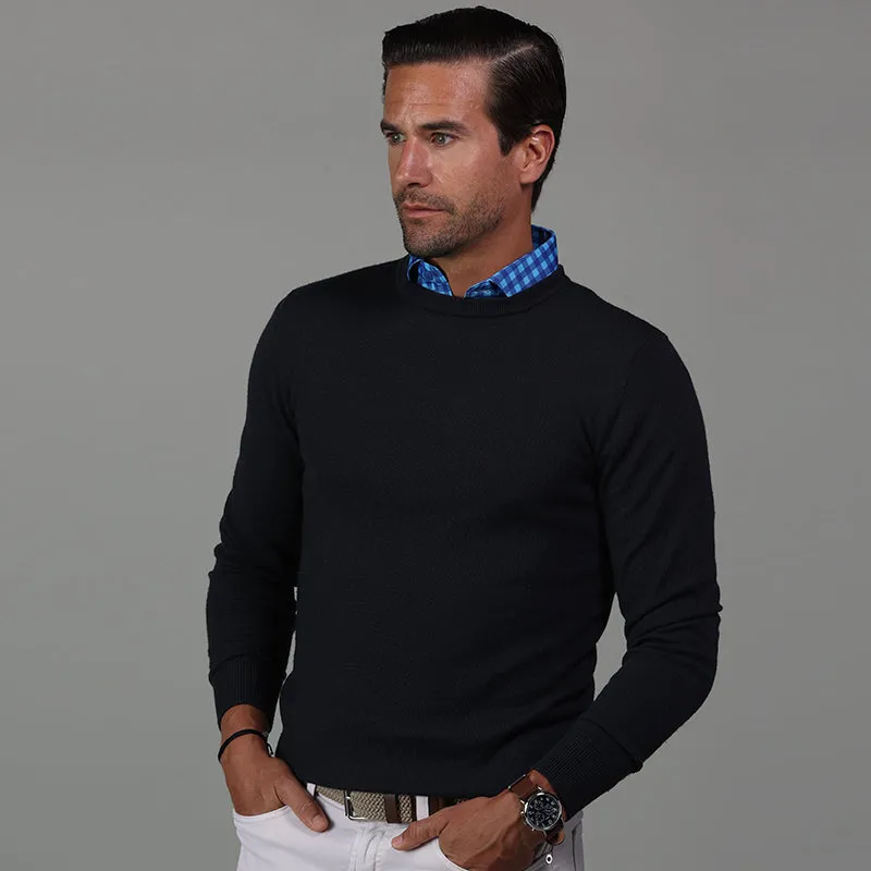 Semi-Spread Collar Polo Savannah Blue Gingham