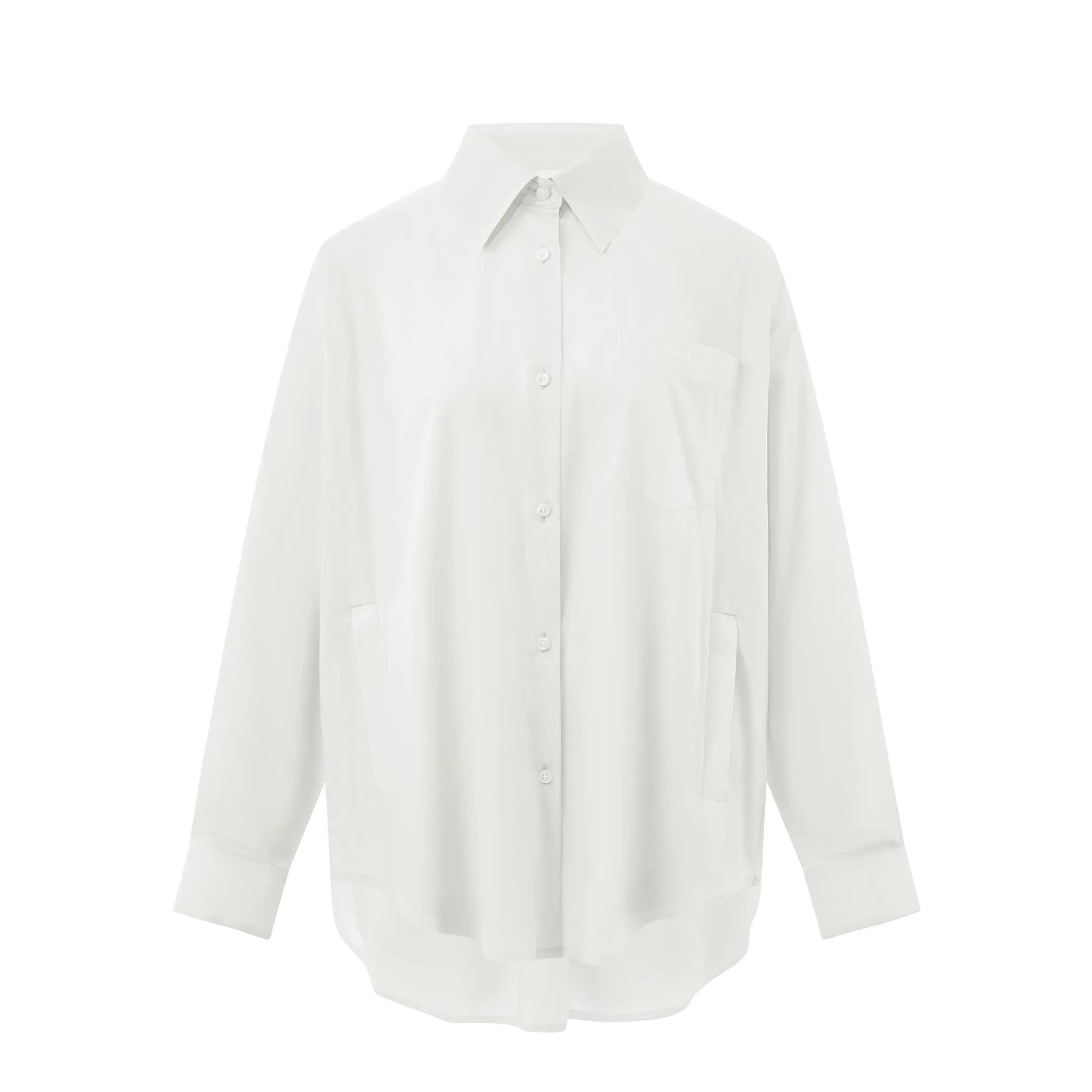 Silk Blend Summer Protection Relaxed Shirt