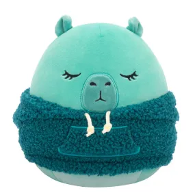 Squishmallow 12 Inch Nastia the Capybara with Hoodie Plush Toy