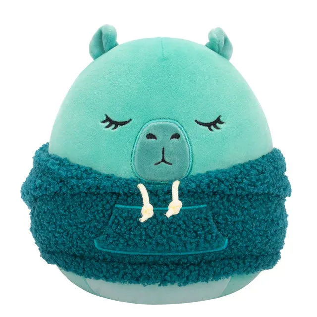 Squishmallow 12 Inch Nastia the Capybara with Hoodie Plush Toy