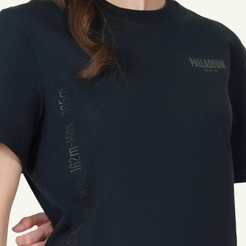 S/S TEE LYON MAP WOMEN'S T-SHIRT -   ANTHRACITE