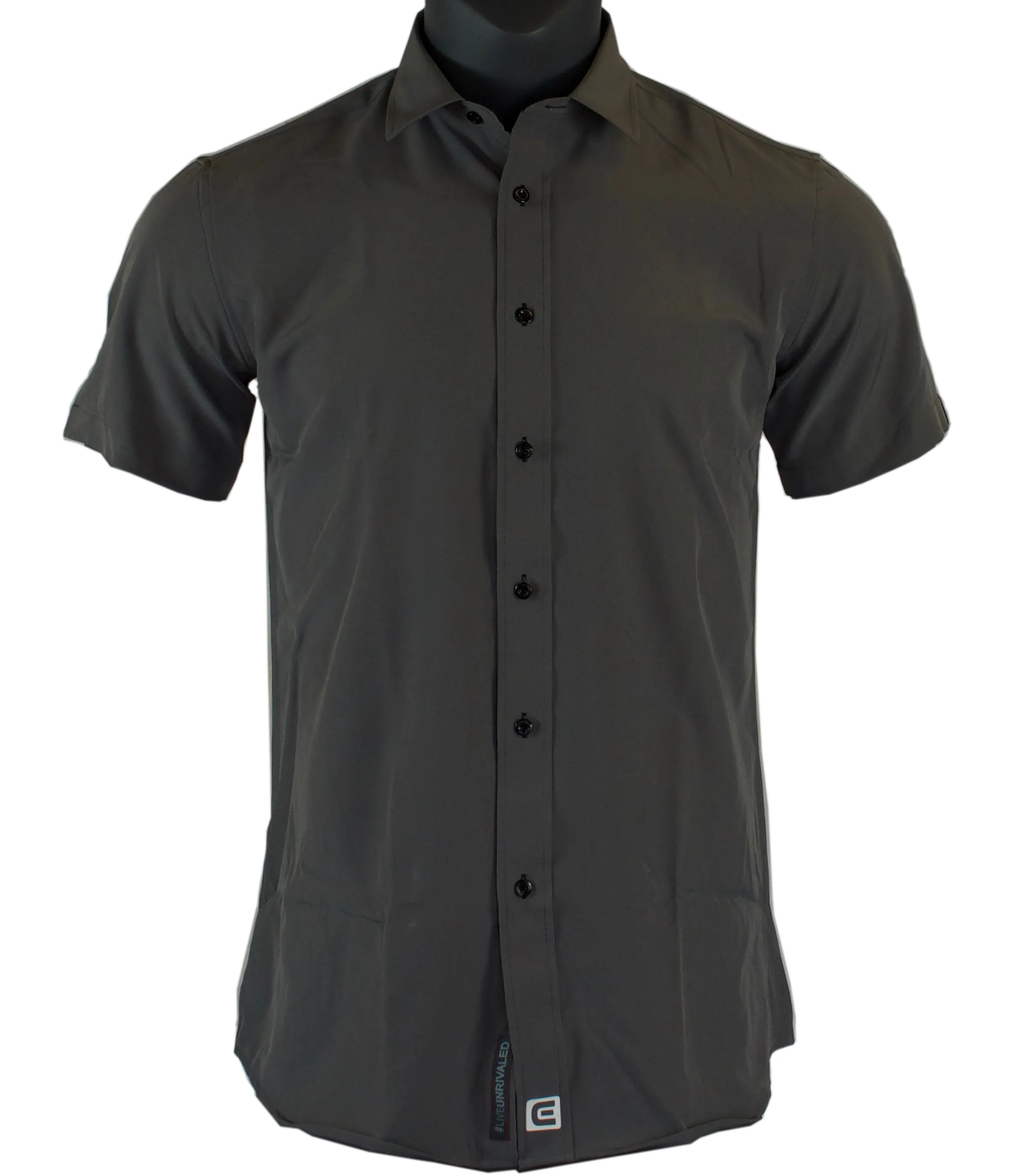 The Titan - Solid Gray Short Sleeve