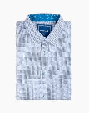 Waihi Blue Fish Short Sleeve Shirt